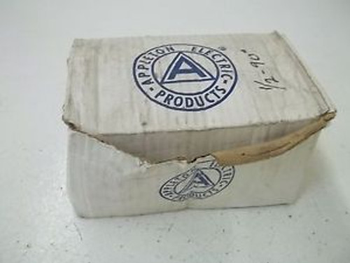 20 APPLETON ST-9050 1/2 MALL IRON ST CONNECTOR-90 NEW IN A BOX