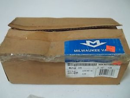 MILWAUKEE VALVE COMPANY ML233B IRON BUTTERFLY VALVE 2-1/2 NEW IN A BOX