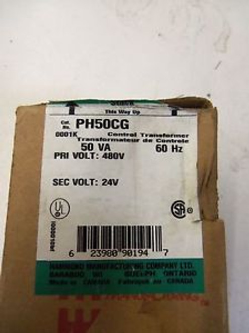 HAMMOND MANUFACTURING PH50CG CONTROL TRANSFORMERNEW IN BOX