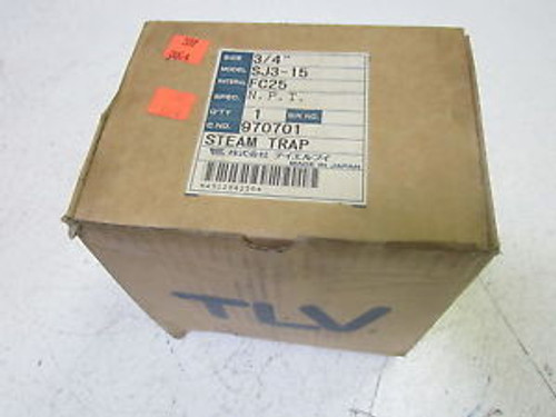 TLV CO. SJ3-15 STEAM TRAP 3/4 NEW IN A BOX