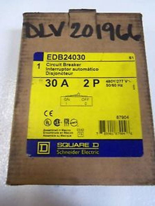 SQUARE D CIRCUIT BREAKER EDB24030 NEW IN BOX