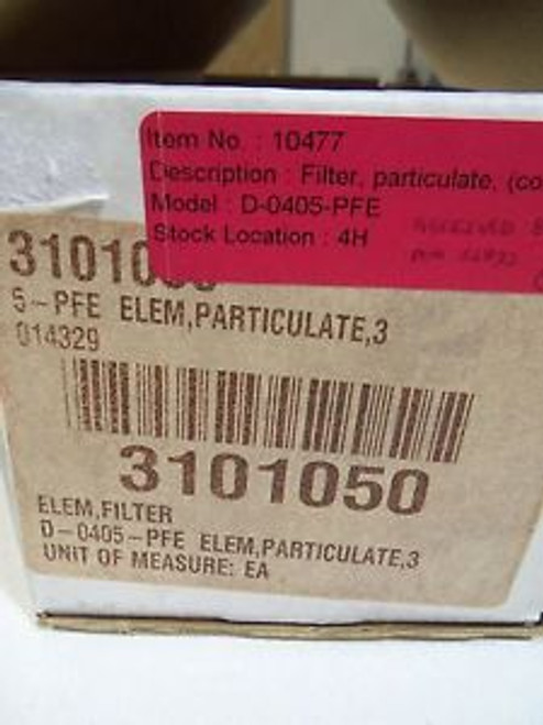 DELTECH PARTICULATE FILTER D-0405-PFE NEW IN BOX