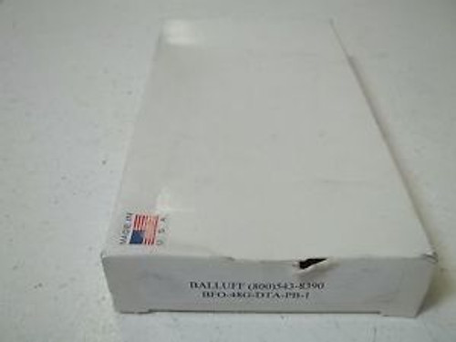 BALLUFF BFO-48G-DTA-PB-1 FIBER OPTIC SENSOR NEW IN A BOX