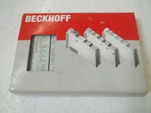 BECKHOFF KL3444 4-CHANNEL ANALOG INPUT TERMINAL 0.20MANEW IN A BOX