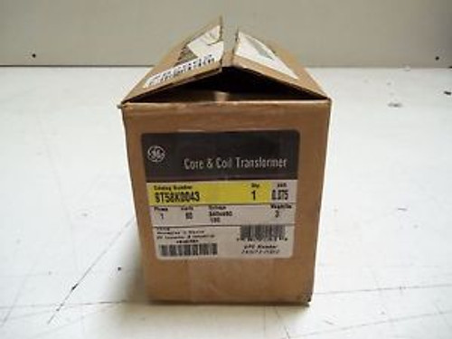 GENERAL ELECTRIC 9T58K0043 CORE & COIL TRANSFORMER NEW IN BOX