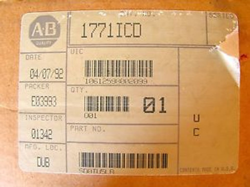 Allen-Bradley 1771ICD Input Module - New in Box