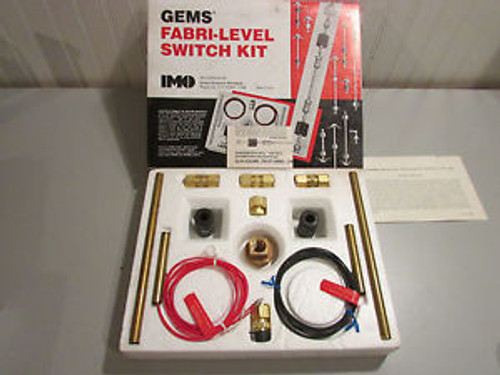 Gems Fabri-Level Switch Kit 26128 Buna N 174 1-1/4 NPT MTG Brass