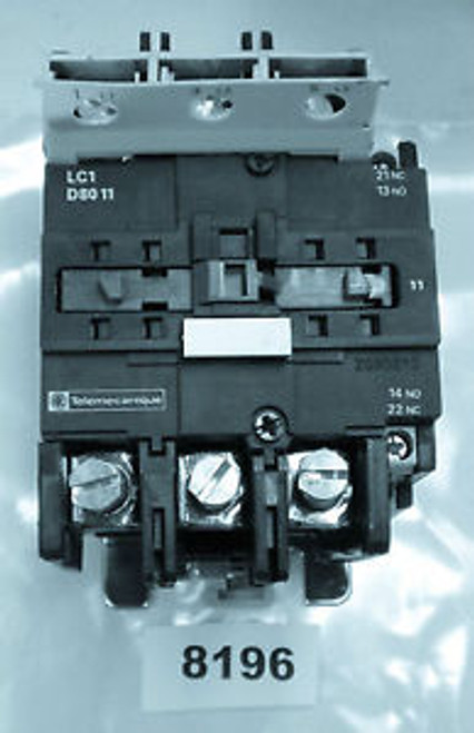 (8196) Telemecanique Contactor LC1-D8011 24V Coil