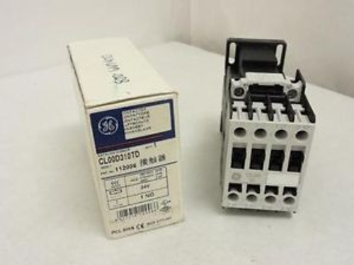 143487 New In Box, GE CL00D310TD Contactor, 25A, 3P, 600V Max, Coil: 24VDC