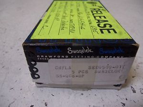 5 SWAGELOK SS-QC8-BP QUICK DISCONNECT BODY CAP NEW IN BOX