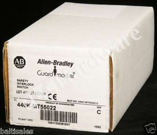 New Allen Bradley 440K-MT55022 /C Tongue Switch MT-GD2, 3 N.C. 1 N.O. 1/2in NPT