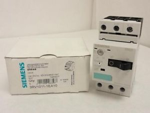 144923 New In Box, Siemens 3RV1011-1EA10 Manual Starter/Protector 2.8-4A 3P 600V