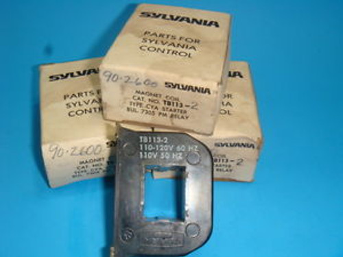 NEW,  3, CLARK/SYLVANIA, MAGNETIC COIL, CAT NO. TB113-2, NEW IN BOX, NOS