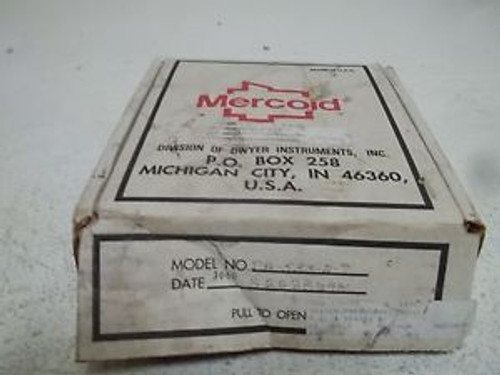 MERCOID DA-533-2-7 PRESSURE SWITCH NEW IN A BOX