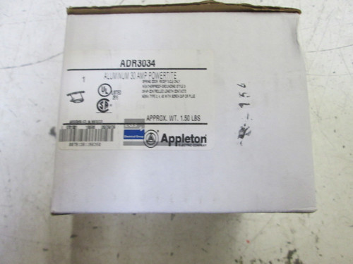 APPLETON ADR3034 RECEPTACLE NEW IN A BOX