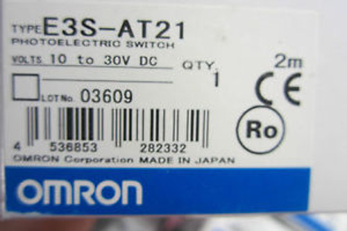 NEW OMRON E3S-AT21 PHOTOELECTRIC SENSOR E3SAT21