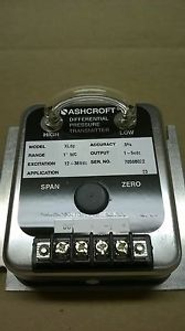 Ashcroft Differential Pressure Transmitter, Model: XLdp, cat.# XL-5-MB2-16-ST