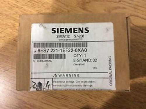 SIEMENS SIMATIC S7-200, #6ES7 221-1EF22-0XA0, E-STAND:02, IN BOX,