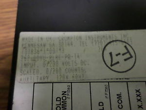 CROMPTON 262-DDVU-RLRL-PQ-14 USED