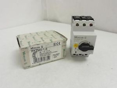 143369 New In Box, Moeller PKZM0-1.6 Motor Protection Unit 1.0-1.6A, 3P, 600V Ma