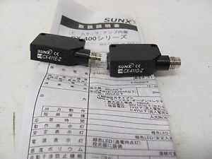 SUNX PHOTOELECTRIC SENSORS CX-411E-Z & CX-411D-Z NEW(OTHER)