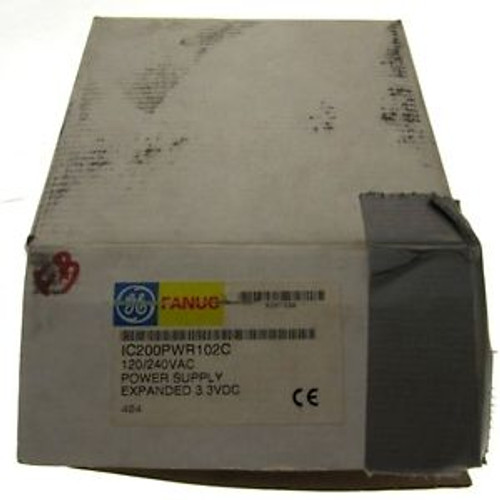 NEW FANUC IC200PWR102C 120/240 VAC POWER SUPPLY EXPANDED 3.3VDC