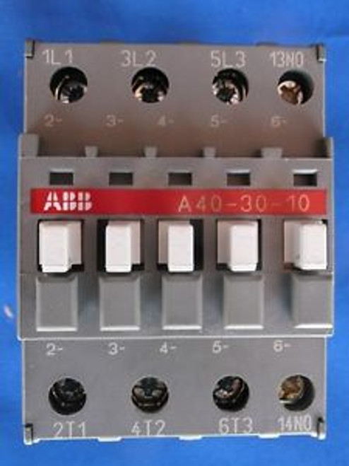 ABB A40-30-10 AC CONTACTOR (MAX 600VAC)