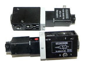 2 NEW KUHNKE P83188-0075 SOLENIOD VALVE P831880075