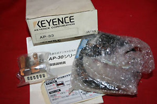 NEW Keyence Digial Positive Pressure Sensor AP-33 AP33 Brand New in Box - BNew