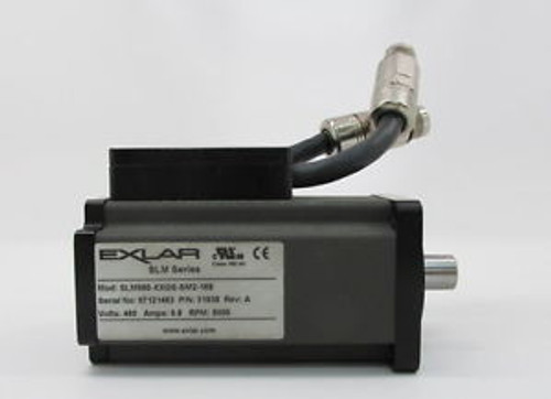 EXLAR SLM SERIES SLM060-XXGS-SM2-168 SERVO MOTOR 480V .8 AMPS 5000 RPM