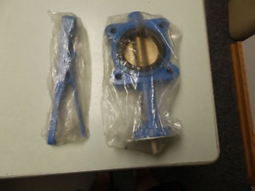 NOS WATTS 3 BF SERIES CI BODY DUCTILE IRON BUTTERFLY VALVE LUG STYLE W/ LEVER