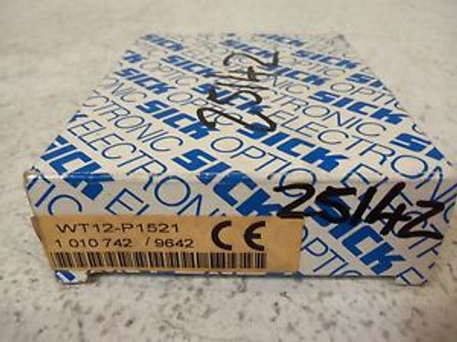 SICK WT12-P1521 PROXIMITY PHOTOELECTRIC SWITCH NEW IN BOX