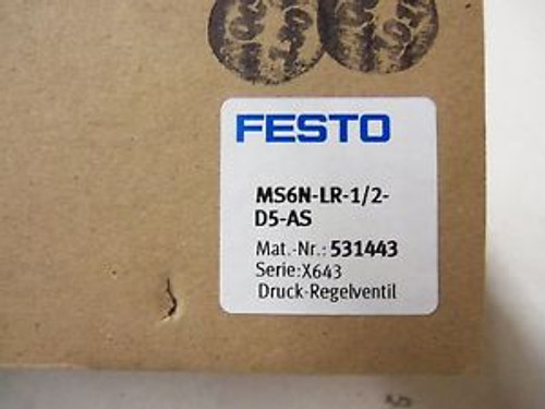 FESTO MS6N-LR-1/2-D5-AS NEW IN BOX