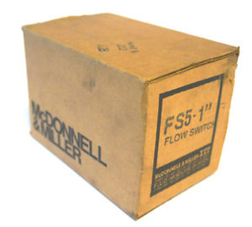 NEW MCDONNELL & MILLER FS5-1 FLOW SWITCH FS51