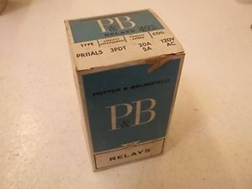 6 POTTER & BRUMFIELD PR11AL5 120V NEW IN A BOX