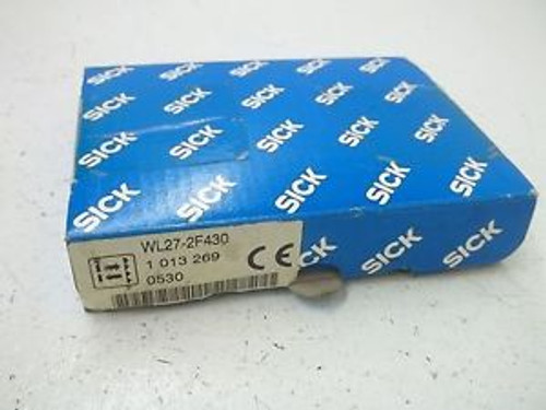 SICK WL27-2F430 PHOTOELECTRIC SENSOR NEW IN A BOX