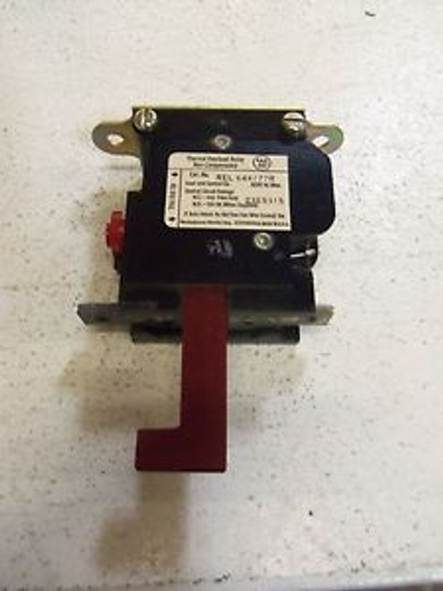 WESTINGHOUSE THERMAL OVERLOAD RELAY 64427-7R  NEW OUT OF BOX
