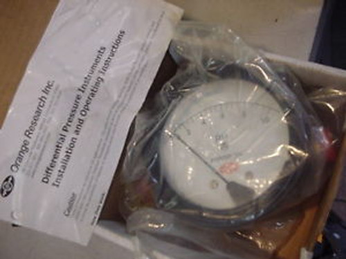 New orange research differential pressure gauge 0-10psi 5000psi 1203PGS-1E-4.5BA