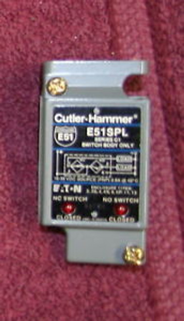 Cutler-Hammer E51SPL Switch Body Series C1 NO/NC