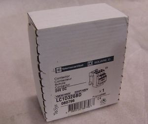(3) Contactors , Telemecanique , LC1D326BD , 20hp , unused