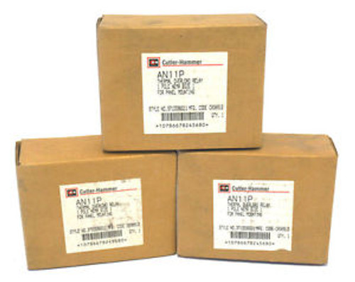 3 NEW CUTLER HAMMER AN11P THERMAL OVERLOAD RELAYS