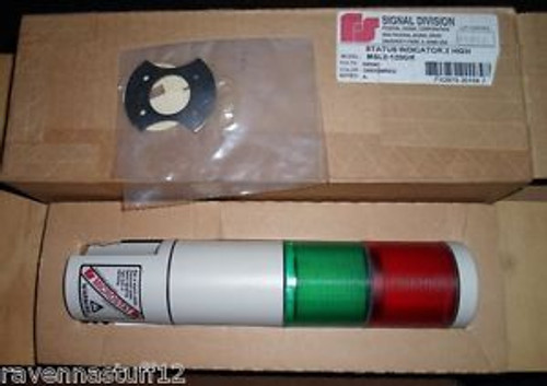 FEDERAL SIGNAL MSL2-120GR STATUS INDICATOR LIGHTS 120 VAC (NEW IN BOX)