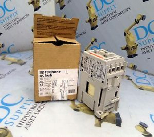 SPRECHER+SCHUH CA7-16C-10 24VDC CONTACTOR New