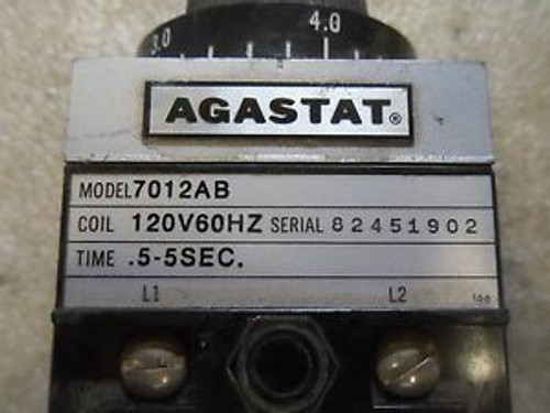 (V31-1) 1 NEW AGASTAT 7012AB TIME DELAY RELAY