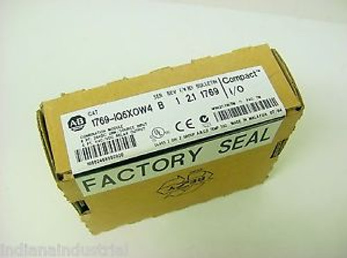 New Allen Bradley 1769-IQ6XOW4 MicroLogix Compact I/O 1769-IQ6X0W4 1769-1Q6X0W4