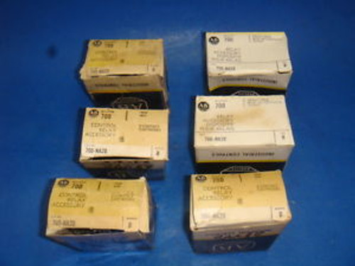 NEW  6, ALLEN BRADLEY 700 NA20, FRONT DECK CONTACT CARTRIDGES, NEW IN BOX