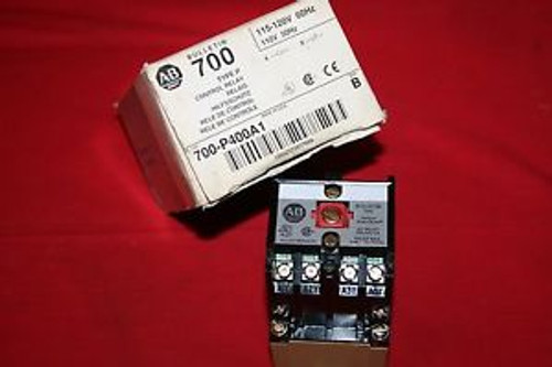 NEW Allen Bradley Control Relay 700-P400A1 Series B - Type P - 110/120 Hz - BNew