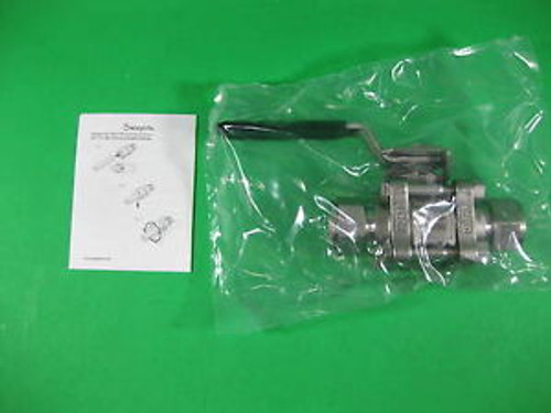 Swagelok Stainless Steel Ball Valve 3/4, New -- SS-63TS12 -- New