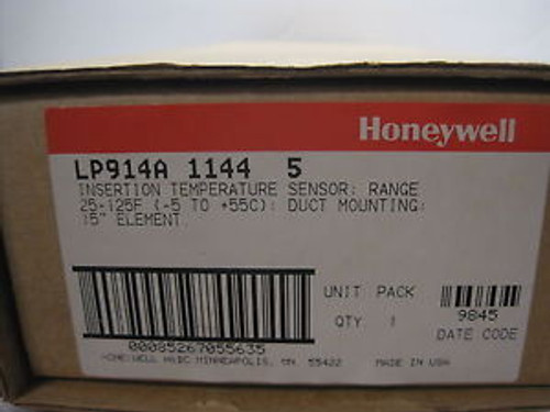 NEW HONEYWELL LP914A-1144-5 TEMPERATURE SENSOR LP914A11445