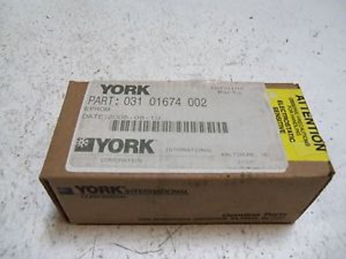 YORK 031-01674-002 EPROM NEW IN BOX